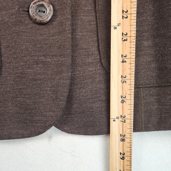 Leilian Original Japanese Designer Wool Jacket Women’s SZ LG Chocolate Brown EUC - Picture 11 of 16